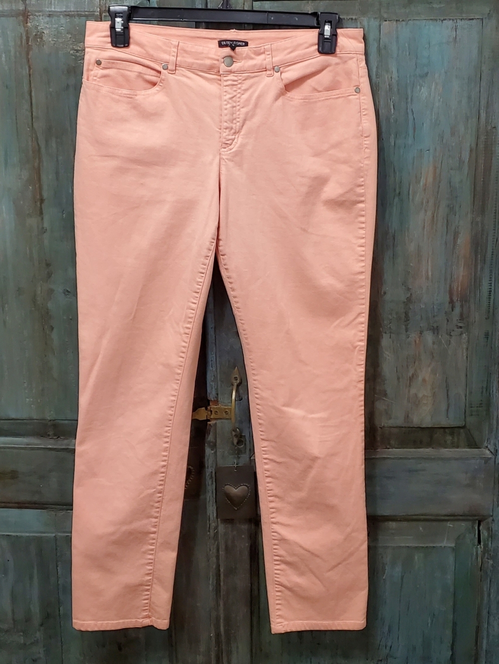 Eileen Fisher Organic Cotton Stretch Denim Pant, Size 12, NWOT